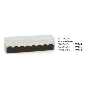 115606 Macaron doboz fibra marrone astuccio+vasch 19151