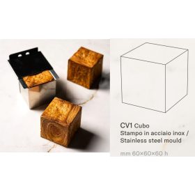 CV1 Süthető forma 60x60x60mm CROISSANT