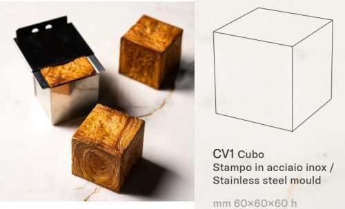 CV1 Süthető forma 60x60x60mm CROISSANT