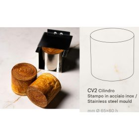 CV2 Süthető forma KEREK 65x60mm CROISSANT