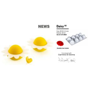 DAISY 60  Szilikon forma szett fehér 58x41mm SF417