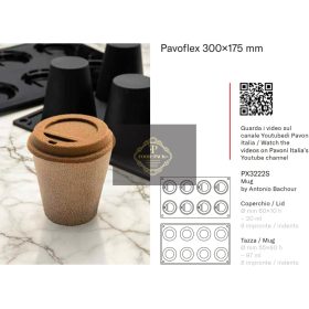 PX3222 Szilikon forma 8db/forma 97+20ml MUG