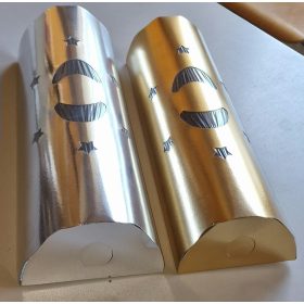 Bejglis doboz arany nagy 30x10,5x64cm 1db-os 50db/cs