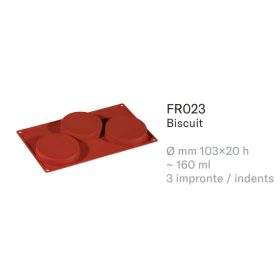 FR023 Szilikon forma BISCUIT