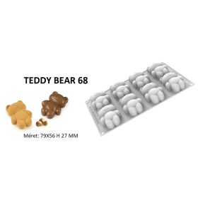 TEDDY BEAR 68 Szilikon forma 79X56X27mm 68ml