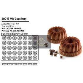 SQ049 Szilikon forma GUGELHOPF