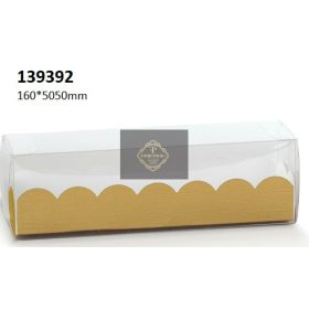 139392 Macaron doboz fibra oro astuccio+vasch