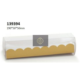139394 Macaron doboz fibra oro astuccio+vasch