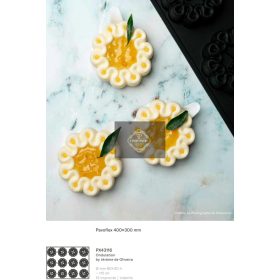 PX43116 Szilikon forma 80x30cm 12db/forma 115ml Ondulation