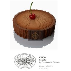 KE100 Pavocake tortaforma 185x45mm FORESTA
