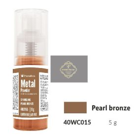 40LCP515  GLITTER Festékpor pumpás BRONZ pearl 10gr