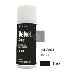 40LCV006 VELVET spray fekete 400ml