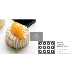 PX4391 Szilikon forma 12db/forma 140ml Charlotte