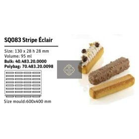 SQ083 Szilikon forma ECLAIR