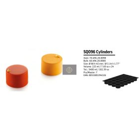 SQ096 Szilikon forma CYLINDERS