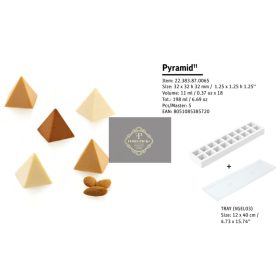 PYRAMID11 Szilikon desszert forma 32x32x32mm