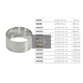 1H6x14 Tortakarika 14cm  rm.