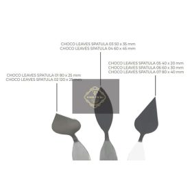 CLS04 Csokoládé mintázó spatula 6x45cm