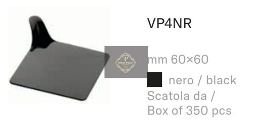 VP4NR Desszert alátét fekete 60x60mm 350db/cs