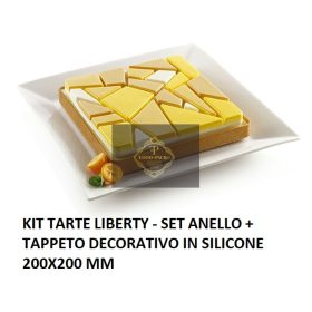   KIT TARTE LIBERTY Sütő forma szett 200x200mm 1db sütő forma+szilikon forma