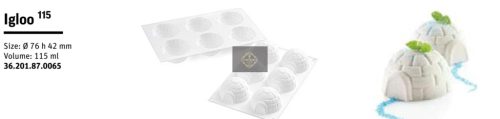 IGLOO Szilikon forma 76x42mm 115ml