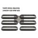TARTE RING OBLONG Sütő forma szett 146x34x20mm 6dbforma