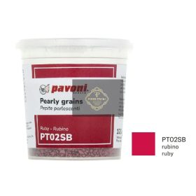 PT02 Dekor kakaógranulátum ruby 120gr