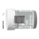40WC019 Festékpor dark silver 5gr