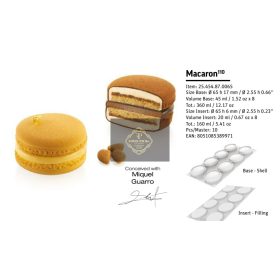 MACARON110 Szilikon forma 65mm 110ml
