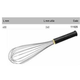 111025 Habverő fekete 40 cm