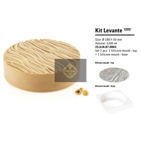 KIT LEVANTE1200 Szilikon torta forma 1200ml 180x50mm