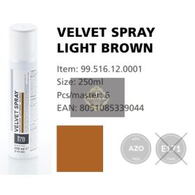 VELVET spray világosbarna 250ml