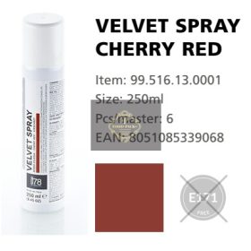 VELVET spray cseresznyepiros 250ml