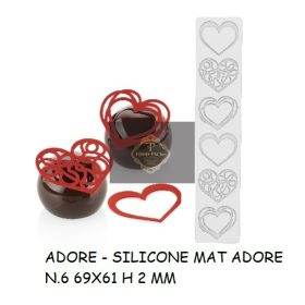 ADORE Szilikon dekor szett 69x61mm