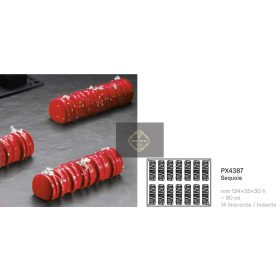 PX4387 Szilikon forma 30x40cm 14db/forma 90ml Sequoia