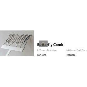 20FH07S Csokoládé mintázó BUTTERFLY COMB