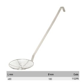 112295 Szűrőkanál drót 18 cm rm.
