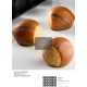 PX43137 Szilikon forma 68x60x52mm 20db/forma 120ml Hazelnut