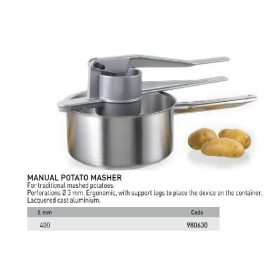 980630 Burgonyatörő fém 40 cm