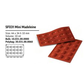 SF031 Szilikon forma MINI MADELEINE