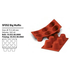SF052 Szilikon forma BIG MUFFIN