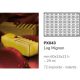 PX043 Szilikon forma 72db/f. 60x24x21mm log mignon