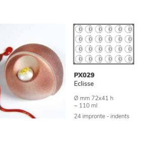 PX029 Szilikon forma 24db/f. 72x41,5mm eclisse