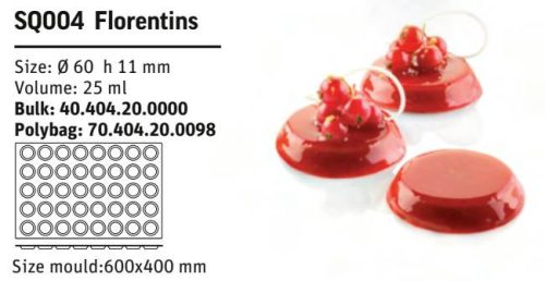 SQ004 Szilikon forma FLORENTINS