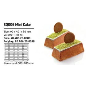 SQ006 Szilikon forma MINI CAKE