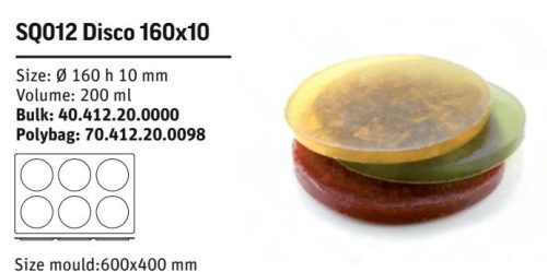 SQ012 Szilikon forma DISCO