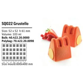 SQ022 Szilikon forma GRUSTELLO