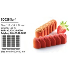 SQ028 Szilikon forma SURF