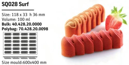 SQ028 Szilikon forma SURF