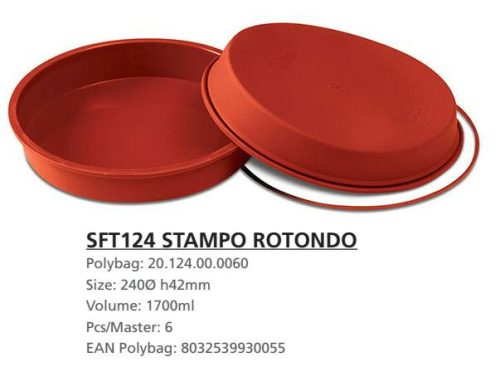 SFT124 Szilikon forma STAMPO ROTONDO